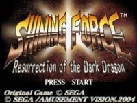 Shining Force - The Resurrection of the Dark Dragon